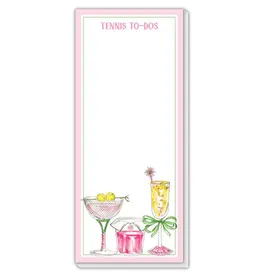 Rosanne Beck Collections Skinny Notepad Tennis /Cocktails