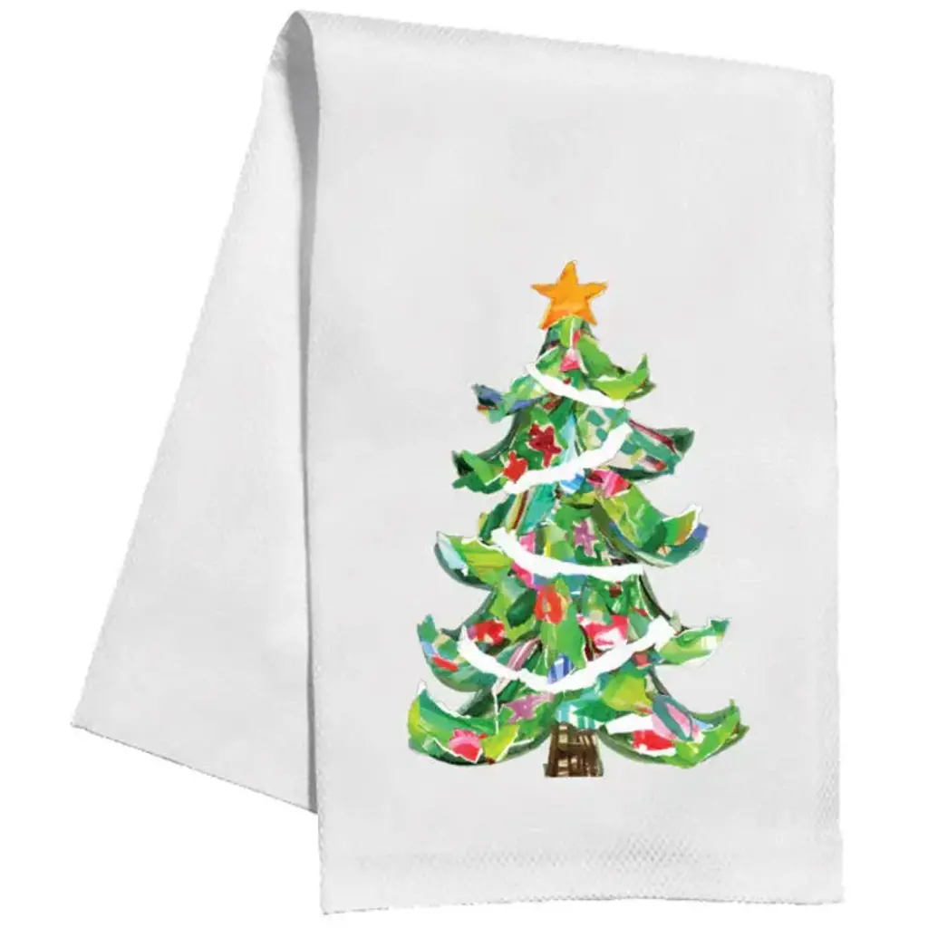 Rosanne Beck Collections Kitchen Towel-Green Christmas Tree