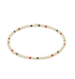 ENewton Design eNewton Extends- Hope Sincerity Pattern 2mm Bead Bracelet- Firecracker
