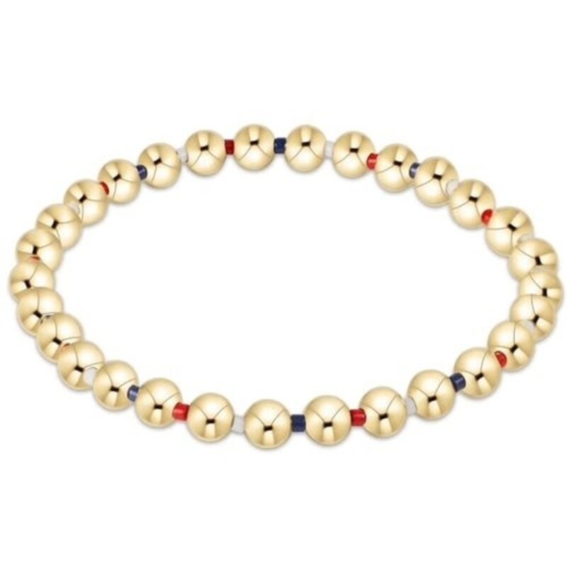 ENewton Design Hope Grateful 5mm Bead Bracelet- Firecracker