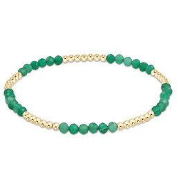 ENewton Design Blissful Pattern 2.5MM Bead Bracelet - Green Onyx