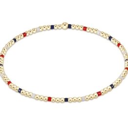 ENewton Design Hope Sincerity Pattern 2mm Bead Bracelet- Firecracker