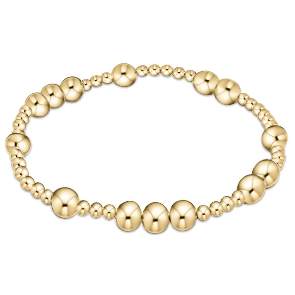 ENewton Design Hope Unwritten 6mm Bead Bracelet-Gold