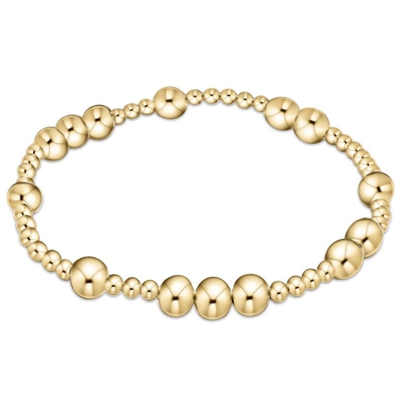 ENewton Design Hope Unwritten 6mm Bead Bracelet-Gold