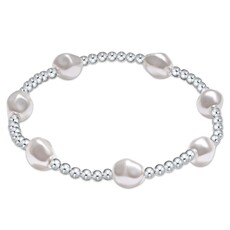ENewton Design Admire Sterling 3mm Bead Bracelet-Pearl