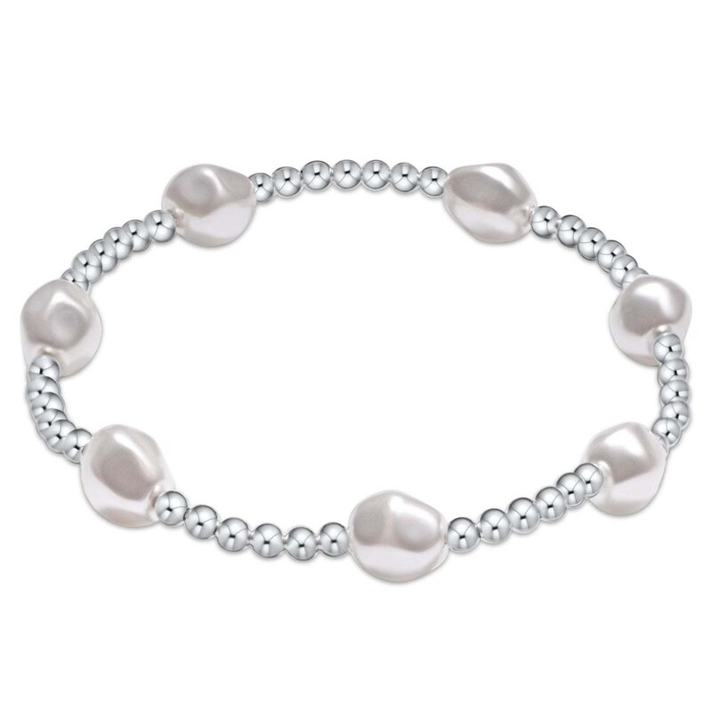 ENewton Design Admire Sterling 3mm Bead Bracelet-Pearl