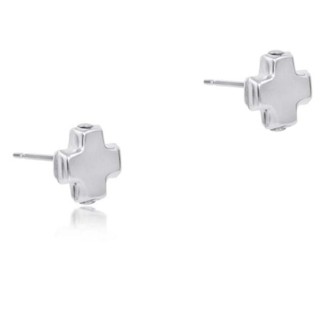 ENewton Design SIGNATURE CROSS STERLING STUD - STERLING