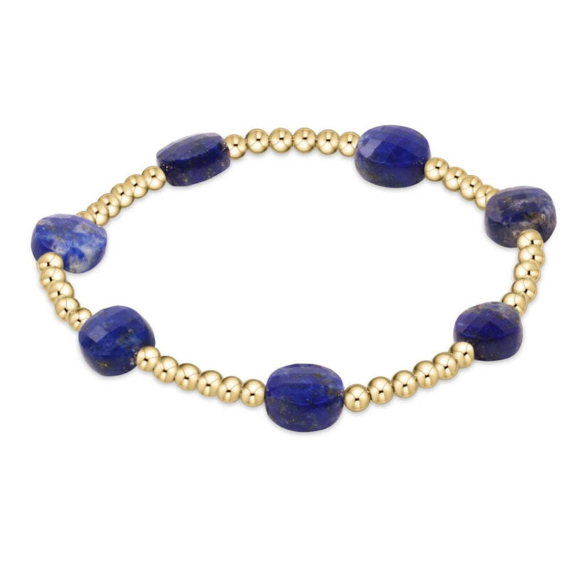 ENewton Design ENewton Extends - Admire Gold 3MM Bead Bracelet - Lapis
