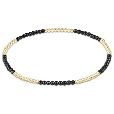 ENewton Design Blissful Pattern 2MM Bead Bracelet - Faceted Hematite