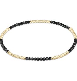 ENewton Design Blissful Pattern 2MM Bead Bracelet - Faceted Hematite