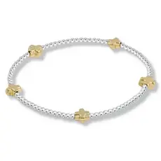 ENewton Design Signature Cross Small Sterling mixed Metal  2mm