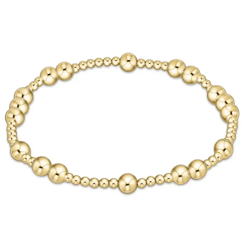 ENewton Design Hope Unwritten 5mm Bead Bracelet-Gold