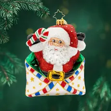 Radko Letters To Santa Ornament