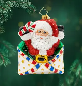 Radko Letters To Santa Ornament