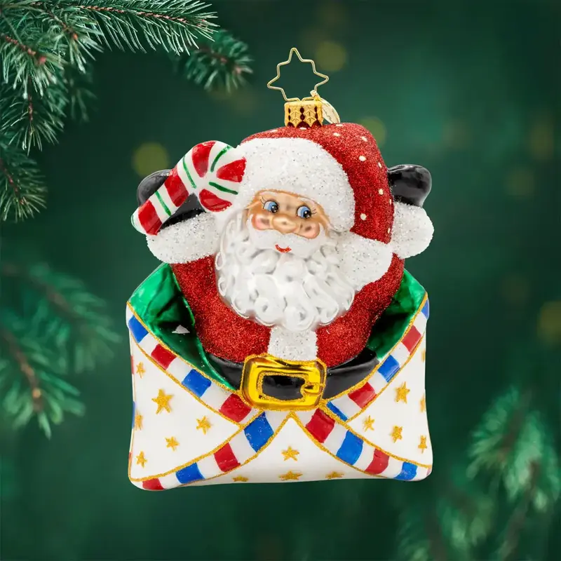Radko Letters To Santa Ornament