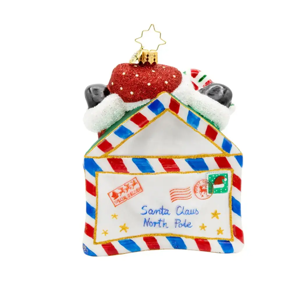 Radko Letters To Santa Ornament