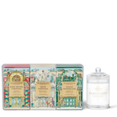Glasshouse Fragrances GF 3 x 2.11 oz. Candle Trio ; Christmas, Winter Wonderland
