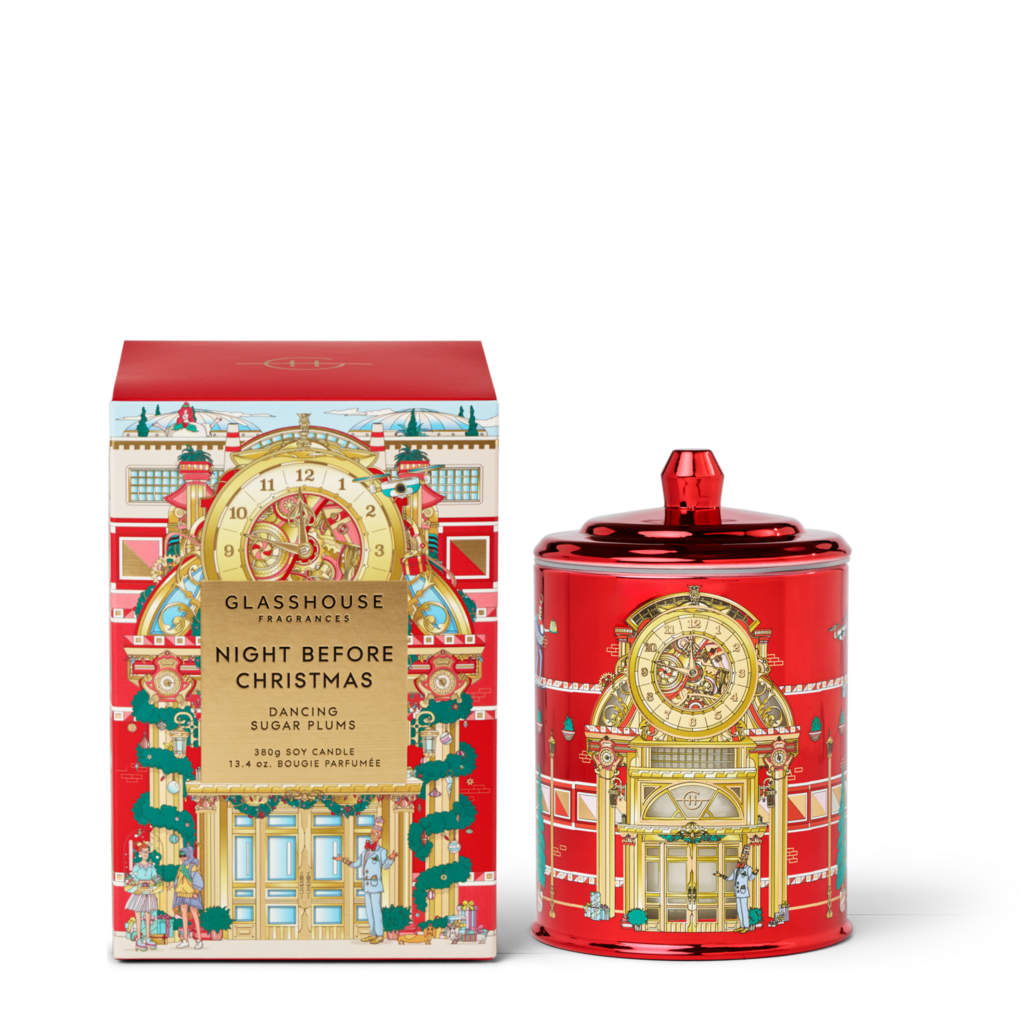 Glasshouse Fragrances GF 13.4 oz. Candle - Christmas - Night Before Christmas