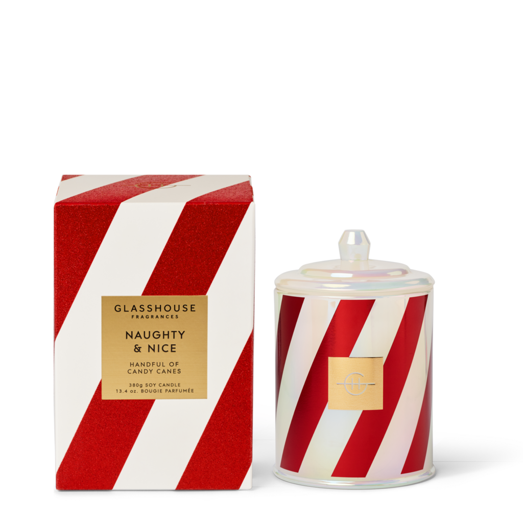 Glasshouse Fragrances GF 13.4 oz. Candle - Christmas - Naughty & Nice