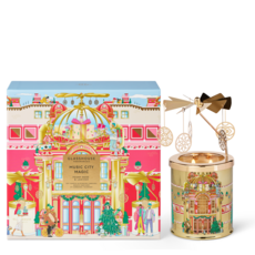 Glasshouse Fragrances GF 13.4 oz. Candle with Spinning Carousel Gift Set