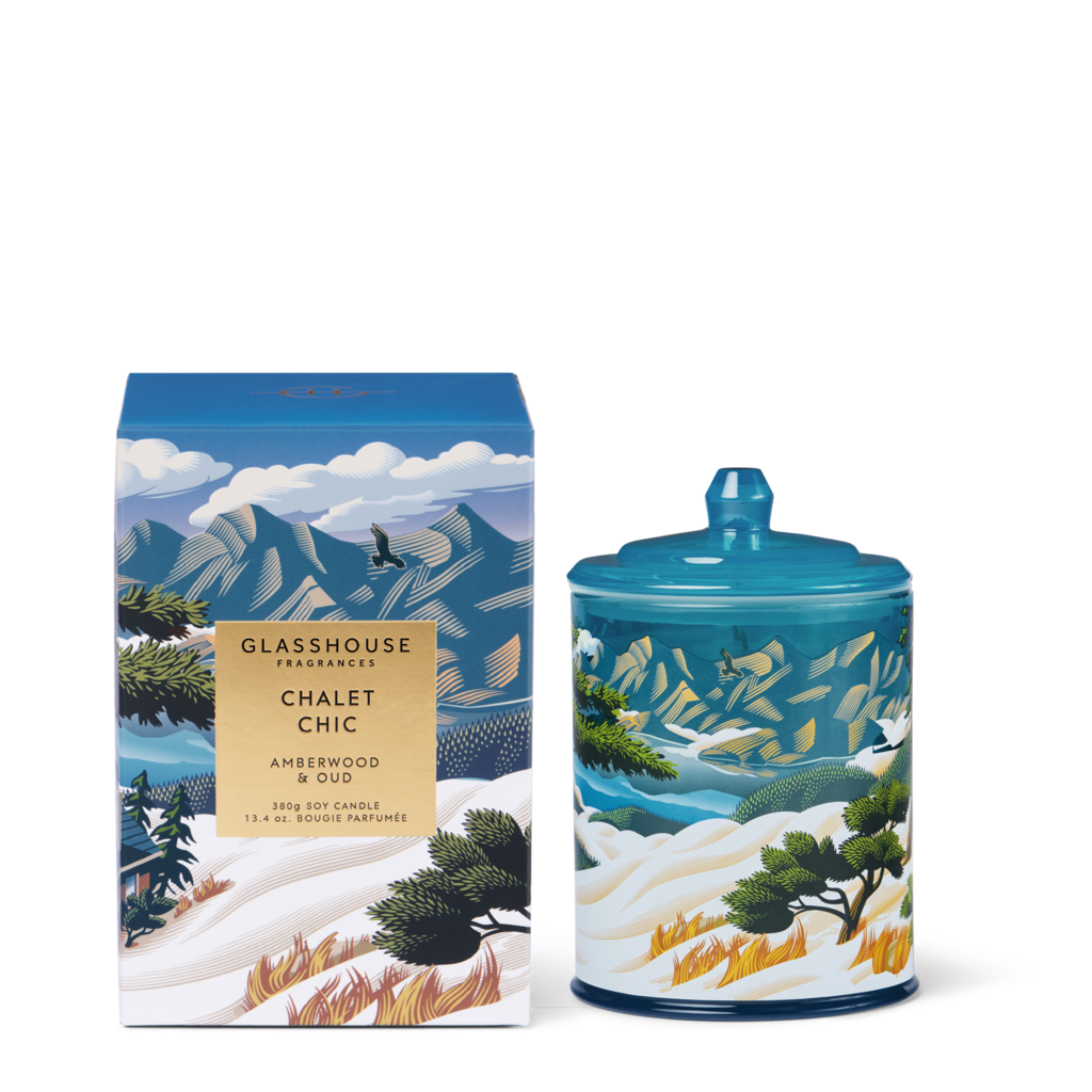 Glasshouse Fragrances Chalet Chic -Candle 13.4 oz