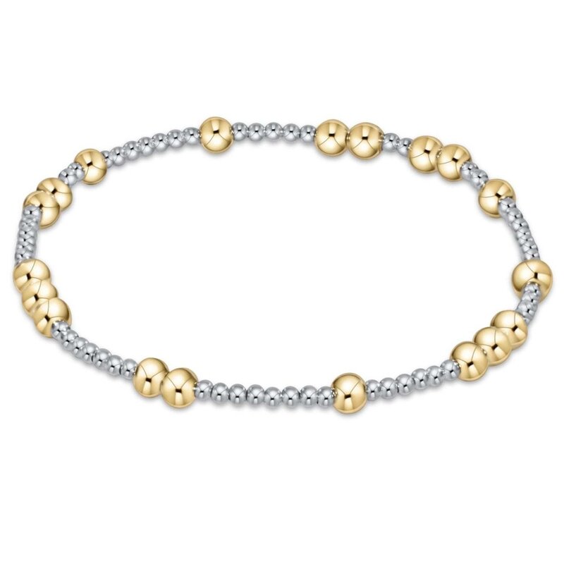 enewton Extends - Hope Unwritten 4mm Bead Bracelet - Gold/Silver