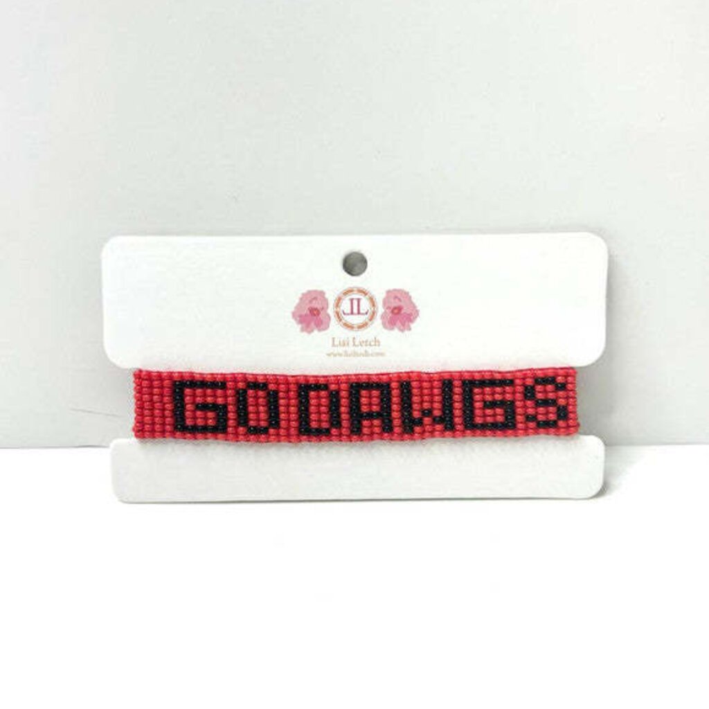 Go Dawgs Beaded Bracelet