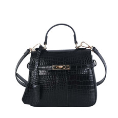 Lisi Lerch Celine Croc Handbag - black
