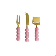 Beatriz Ball RESIN Sorbet Cheese Set of 3 ( Raspberry)
