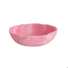 Beatriz Ball RESIN Sorbet Large WavyRound Bowl ( Raspberry)