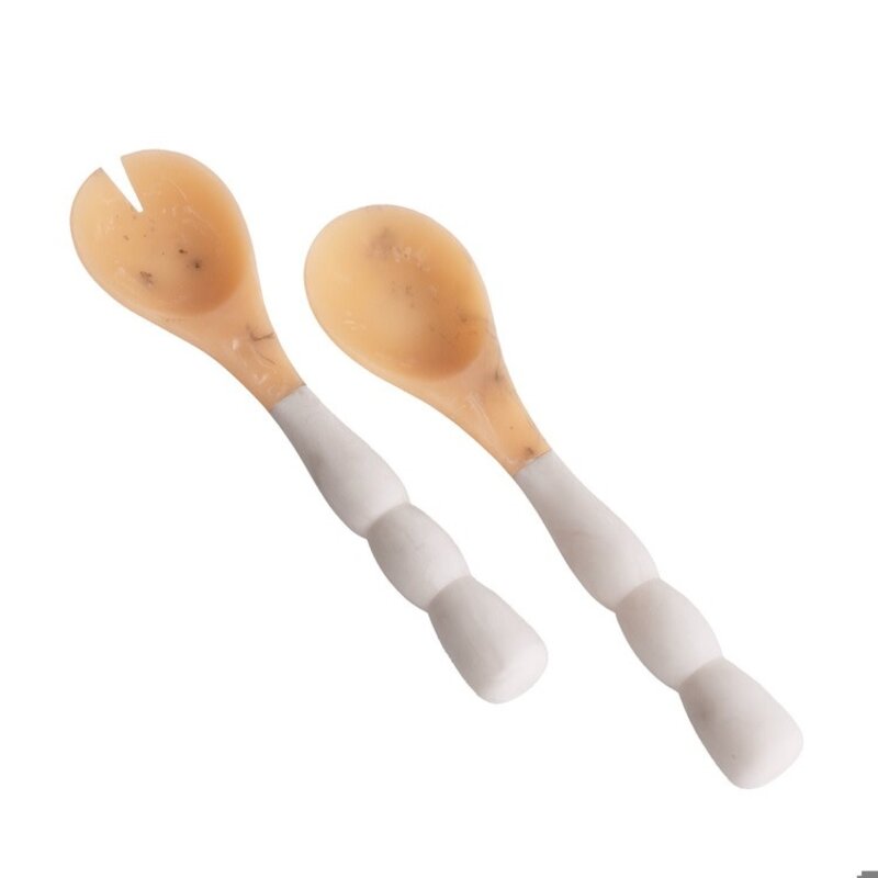 Beatriz Ball RESIN Sorbet Salad Servers ( Coconut)