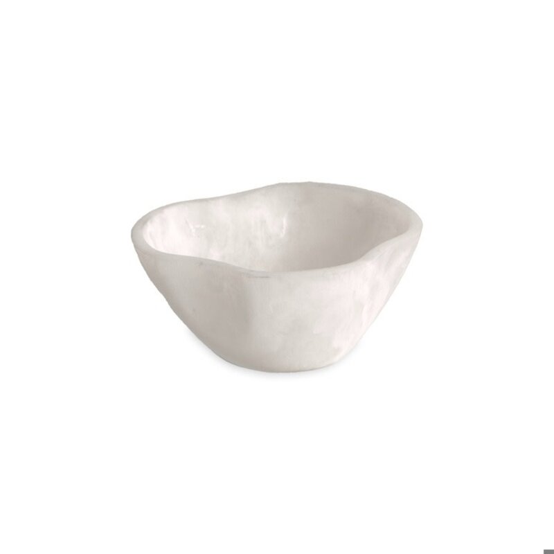 Beatriz Ball RESIN Sorbet Mini Wavy Round Bowl ( Coconut)