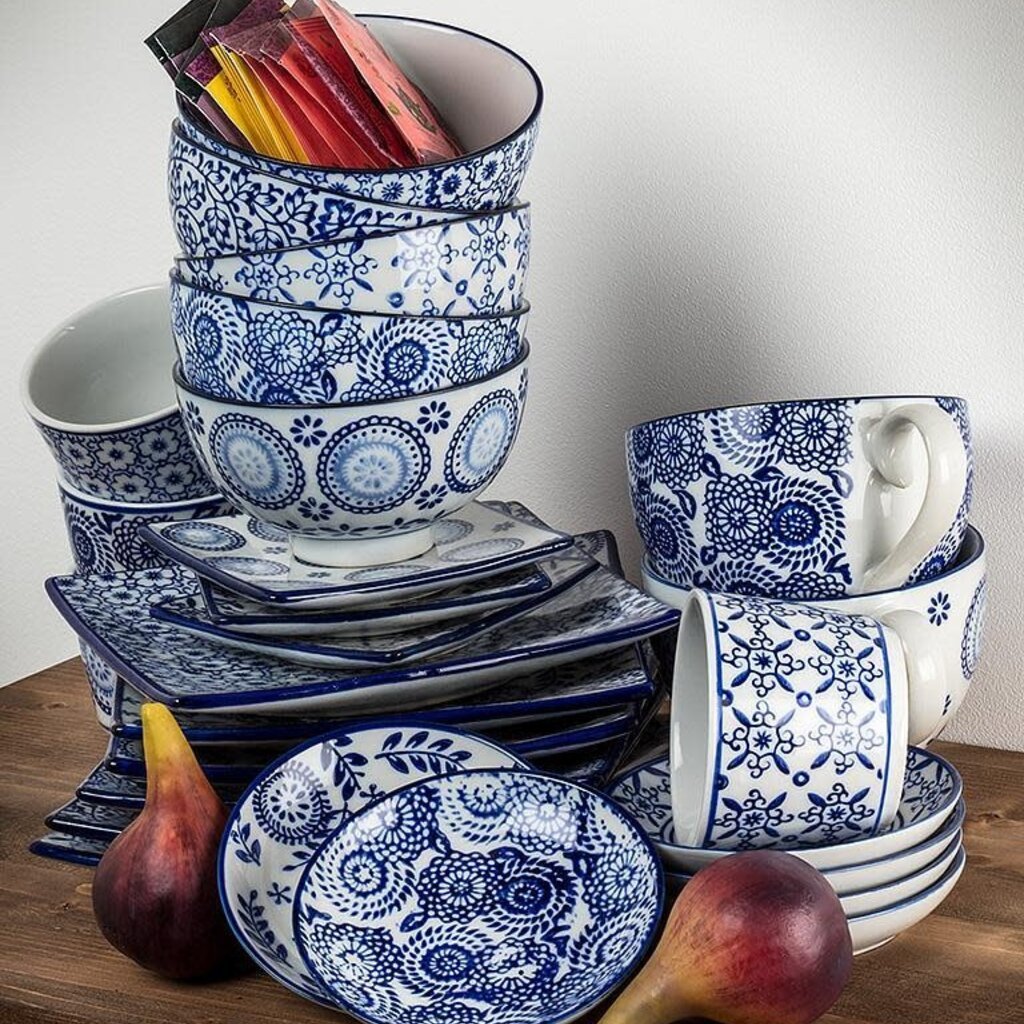 Blue/White Rice Bowl-4"D