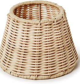 Rattan Lamp Shade w/Straight Edge