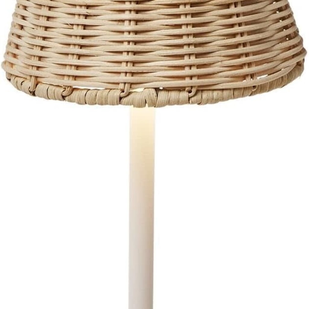 Rattan Lamp Shade w/Straight Edge