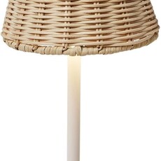 Rattan Lamp Shade w/Straight Edge