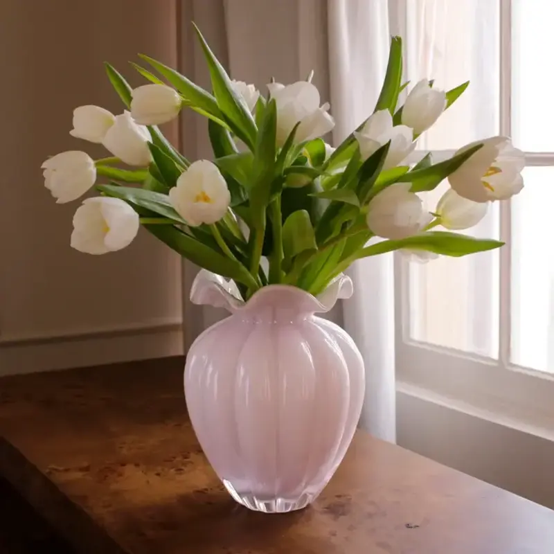 Beatriz Ball GLASS Vento Large Vase (Cream)