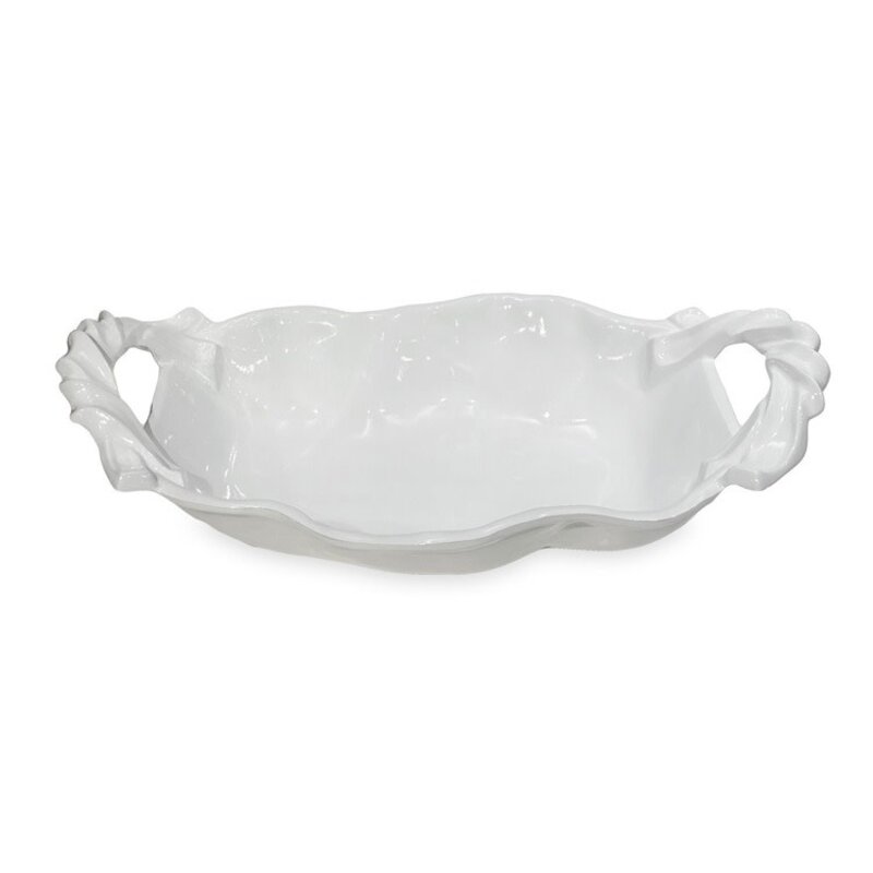 Beatriz Ball VIDA Sasha Medium Bowl with Handles (White)