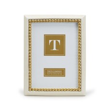 Gold Beads 5 x 7 Photo Frame