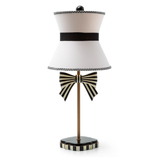 Mackenzie-Childs pretty as a bow table lamp