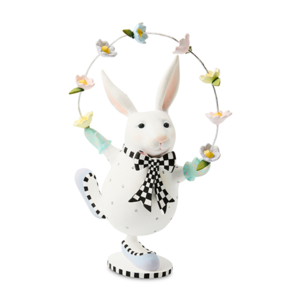 Mackenzie-Childs patience brewster juggling rabbit