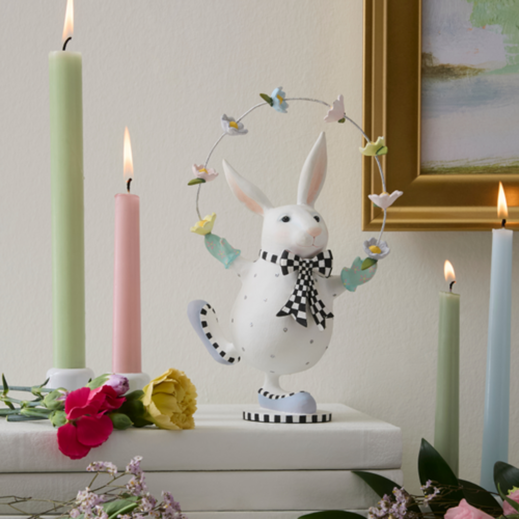 Mackenzie-Childs patience brewster juggling rabbit