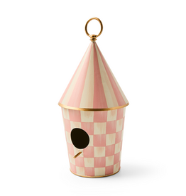 Mackenzie-Childs rosy birdhouse