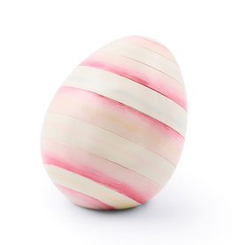 Mackenzie-Childs bubblegum stripe mini egg