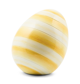 Mackenzie-Childs sunshine stripe mini egg