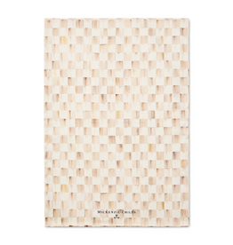 Mackenzie-Childs mocha check dish towel