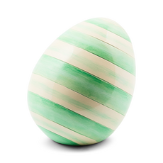Mackenzie-Childs mint stripe mini egg