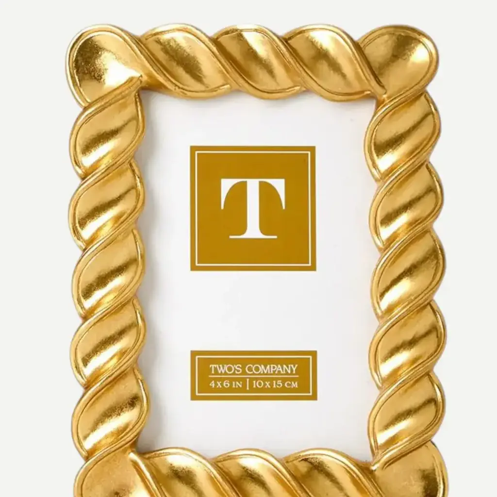 Twist Gold Leaf 4 x 6 Frame A