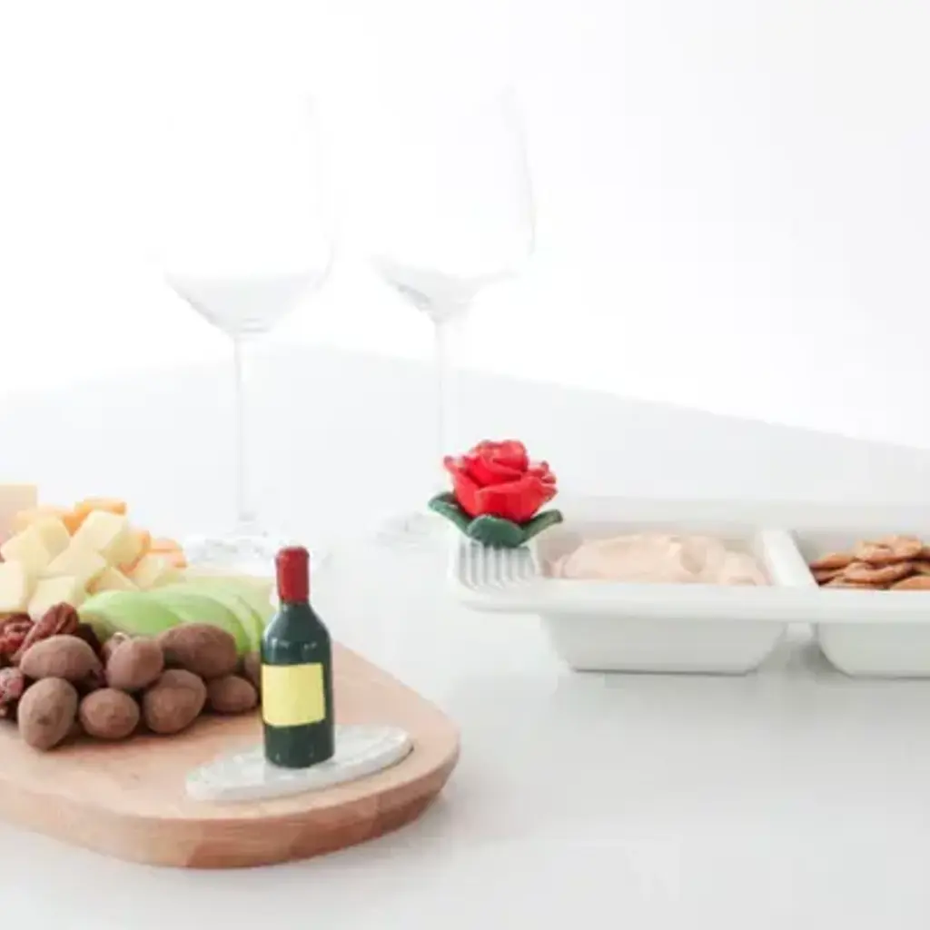 nora fleming garnish dish, stripes