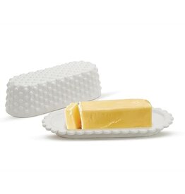Hob Nail Butter Dish